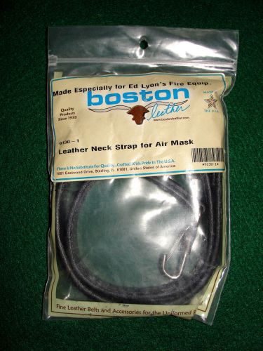 Boston Leather 9130-1 Fireman Leather Neck Strap for Air Mask