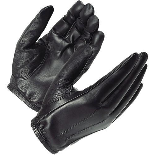 Hatch SG20P 115 Black Dura-Thin Unlined Leather Elastic Cuff Police Gloves SZ XL