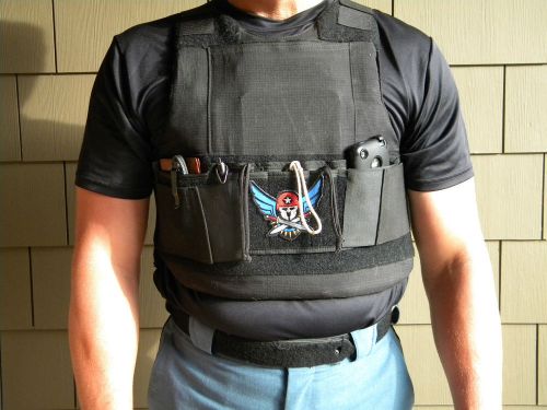 New police vest tactical concealed pocket rig! perfect for under uniforms! for sale