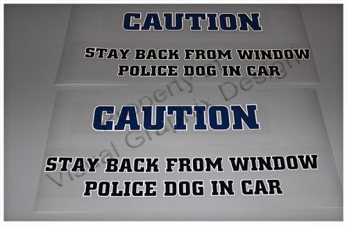 K-9 vehicle lettering vinyl decal&#039;s . for sale