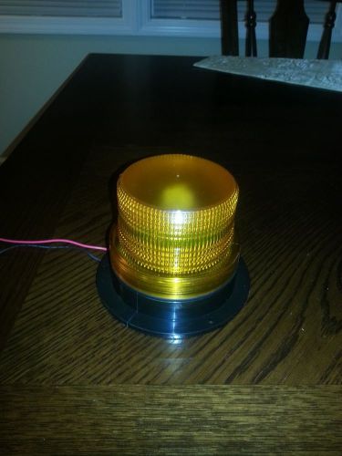 Amber LED Strobe Light- Safety Light- Beacon- From USA, English Speaking