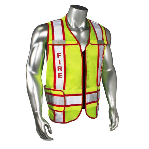 Firefighter rescue squad breakaway mesh reflective safety vest radians radwear for sale