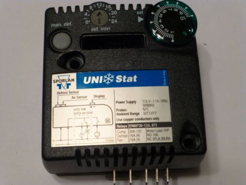 SPORLAN UNISTAT MODEL 952883 - Temperature and Defrost Controller - NIB