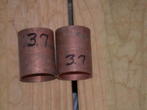Copper hvac 1 3/4&#034; diameter refrigeration acr 3.4 to 3.7 oz ~ 2 1/4&#034; long tube for sale