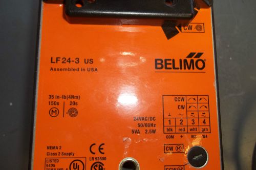 Belimo b222+lf24-3 us : 2-way 1&#034; stainless steel 7.4 cv control valve for sale