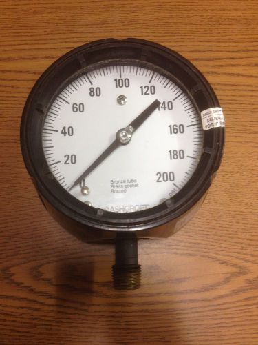 4.5&#034; Ashcroft Duragauge Pressure Gauge 0 to 200 psi