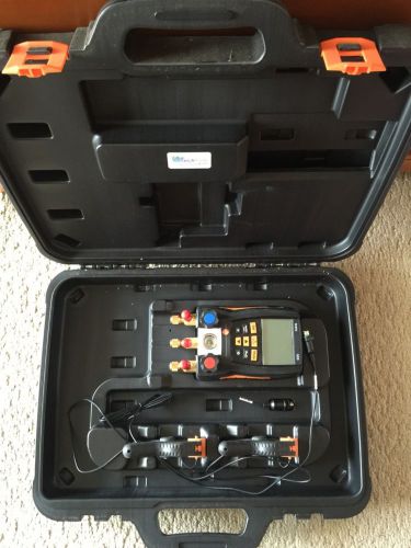 Testo 550 HVAC guages with clamp probes and case
