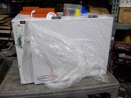 Superventor residential heat recovery ventilator top discharge recirculating def for sale