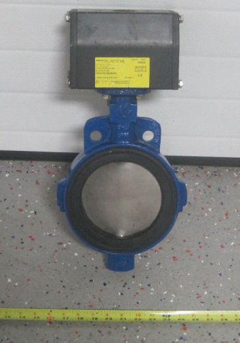 Tyco/keystone pneumatic actuator with 6&#034; butterfly valve for sale