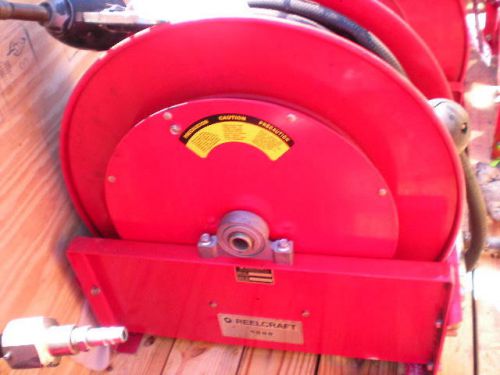 Reel craft hose reel no d9350 ompbw, medium pressure oil hose reel w/gun (24555) for sale