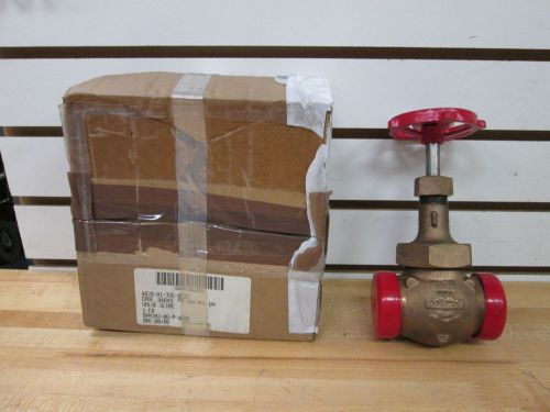 Us military 1&#034; bronze globe valves; nsn: 4820-01-356-4533 [qty/2] ~new~surplus~ for sale