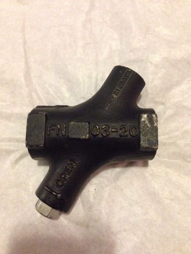 Vickers flow control valve one way restrictor type fn 03-20 for sale