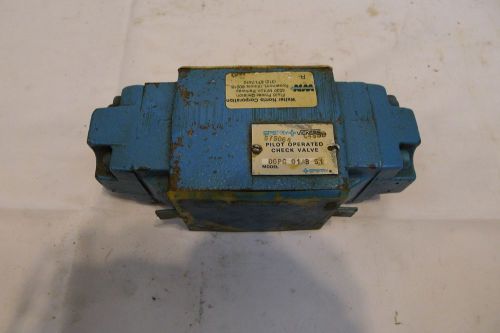 Sperry / Vickers Hydraulic Pilot Operated Check Valve DGPC-01 AB-51