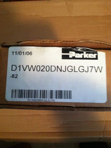 Parker Hydraulic Directional Valve D1VW020CNJGLGJ7W NOS!!