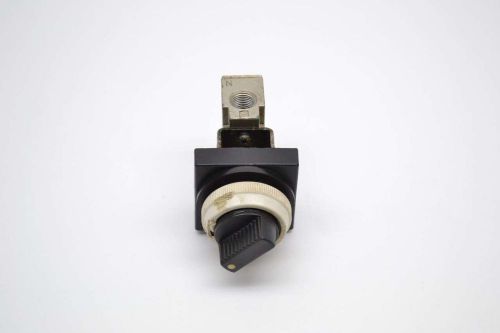 Smc nvm13 air selector switch 1/8 in npt pneumatic valve b431362 for sale