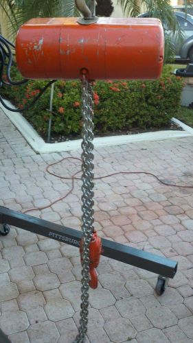 Cm series   electric chain hoist model r 2 ton - 15 lift - 3 ph 440-480/208-240 for sale