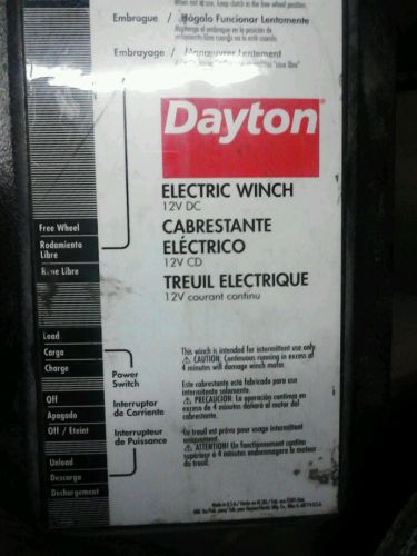 Dayton electric winch 5w660a