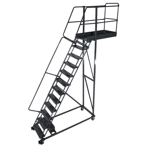 Rolling Ladder, 300 lb., 182 in H, 14 Steps BALLYMORE