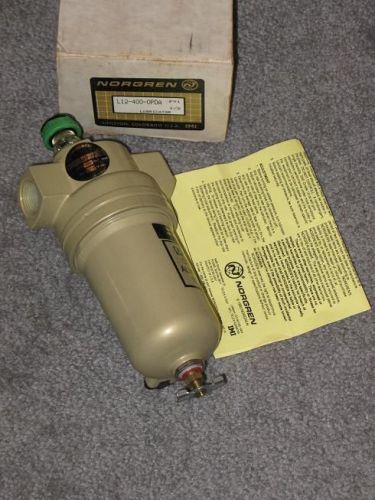 New norgren compressed air lubricatirs (oil fog) l12-400-opda for sale