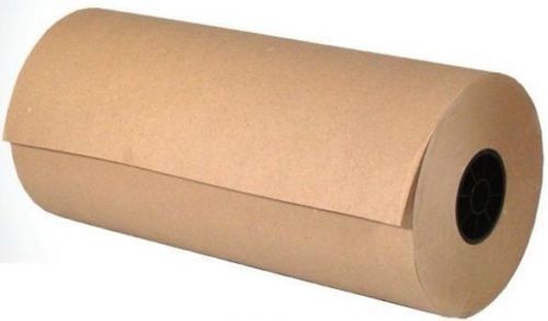 18&#034; x 1080&#039; 40# Brown Kraft Shipping Wrapping Paper Roll