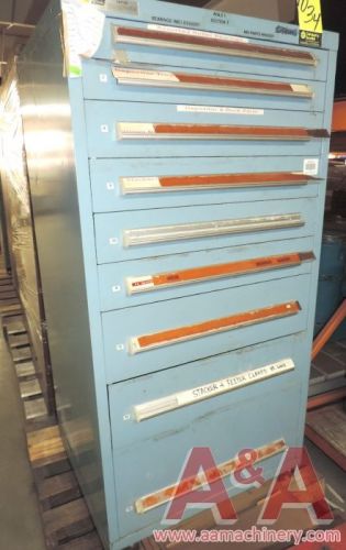 Stanley vidmar 9 drawer tooling cabinet 12380 for sale