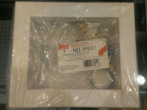 Oatey pex washer box, 2&#034; WMOB quadtro box with 1/4 turn brass ball valves pex
