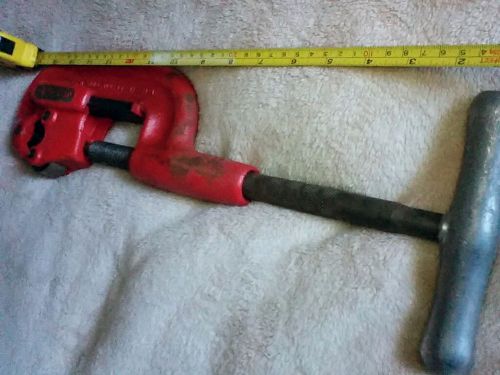 Ridgid heavy duty no 1 + 2 pipe cutter 1/8 to 2&#034; for sale