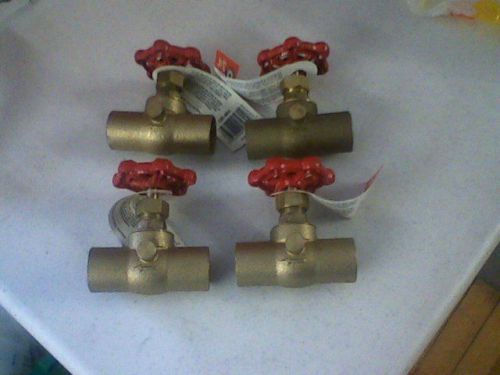 3/4 gate stop and waste solder lot of 4