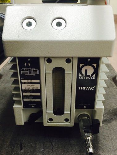 Leybold trivac d16b rotary vane vacuum pump 115/208-230 vac low hours-clean for sale