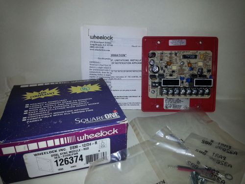 Wheelock dual sync module red model 126374 for sale