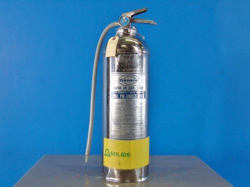 Water fire extinguisher general ws-600b class a wall bracket scratches &amp; dents for sale