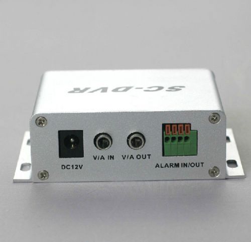 Mini Security DVR - SD Card Recording with Remote Control