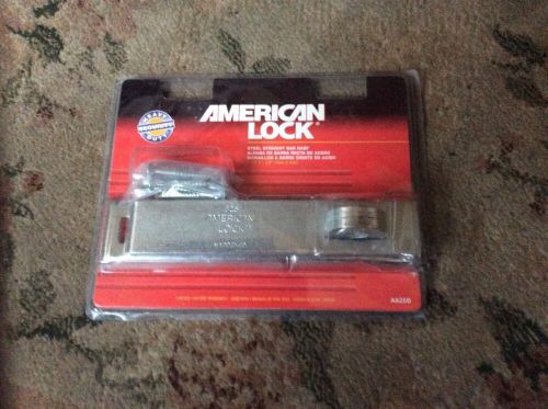 American lock a825d straight bar hasp 7.25&#034; x1-5/8&#034; new for sale