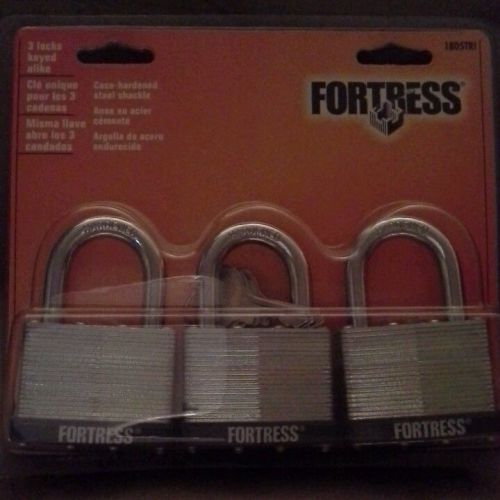 Fortress 3 lock set keyed alike