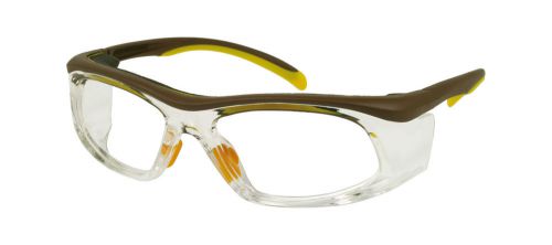 Safety Titmus SW06 Brown/Yellow -  Non Conductive Rx Safety Frame - Rx only!
