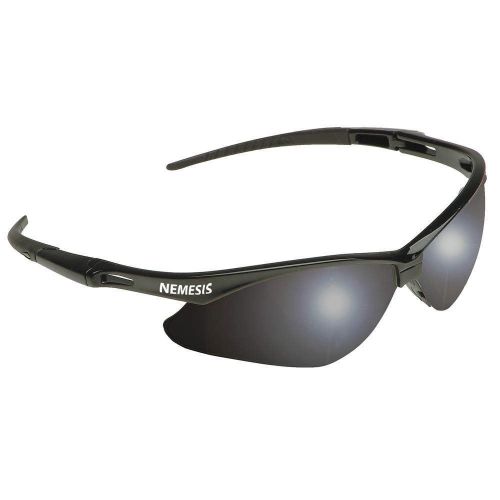 12 Pair Jackson 22475  Nemesis,Safety Glasses Black Frame Smoke Lens Anti Fog