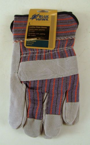 Leather palm gloves large / multi purpose by blue hawk new w/ tags for sale