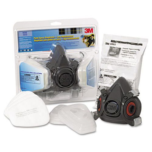 3m half facepiece paint spray/pesticide respirator, large. sold as each for sale