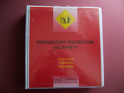 Safety training program marcom respiratory protection 2000 24 min. vhs, video for sale