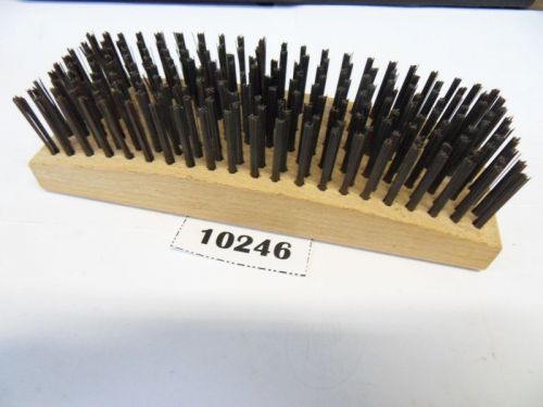 WIRE BRUSH CURVED BACK TEMP STEEL #34157 **NEW** PIC# 10246