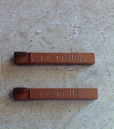 2 new carboloy carbide tip tool bits lathe tools 402 c-4 c-6  new clapp&amp;haney for sale