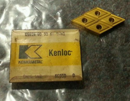 4 kennametal dnmg 542 indexable inserts for sale