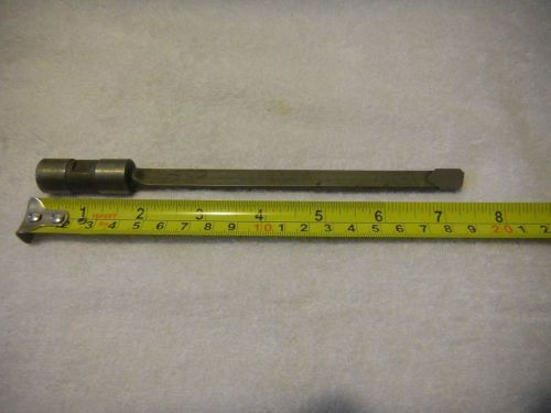 STERLING/England .421&#034; x 140mm Long Carbide Tipped Gun Drill - 5/8&#034; Shank/Sharp