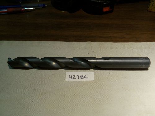 (#4278C) New Machinist USA Made 35/64 Straight Shank Taper Length Style Drill