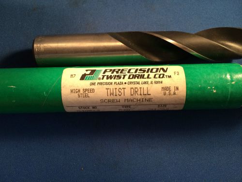 NIB Precision 31/32&#034; R40 HSS Screw Machine Drill