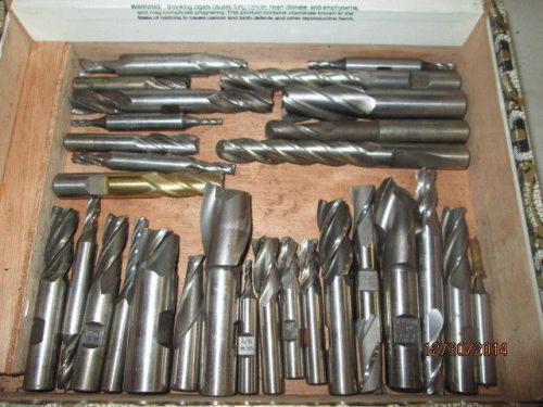 MACHINIST TOOL LATHE MILL Machinist Lot of End Mill Cutters for Milling Machine