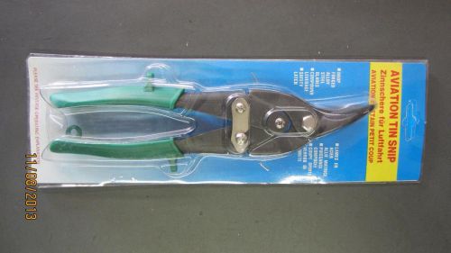 NEW DROP FORGED STEEL AVIATION RIGHT CUT GREEN HANDLE METAL / TIN SNIPS $3.50 NR