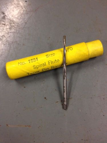 Morse 1684 6/0 Taper Pin Reamer Spiral Flute HSS Machinist Tool Box Find