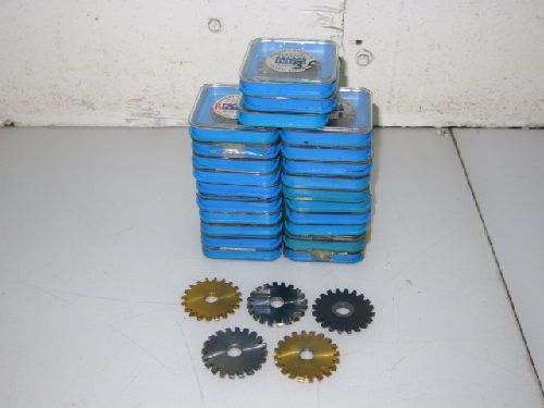 28 MONNIER ZAHNER AG CARBIDE FORM MILLING CUTTER/SAW LOT, 5.75/NT, T=2.74