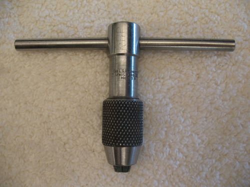 LS Starrett No. 93B 7/32&#034;-7/16&#034; T-Handle Tap Wrench Handle 93-B Made In USA